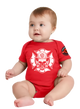 Baby Firefighter Red Onsie